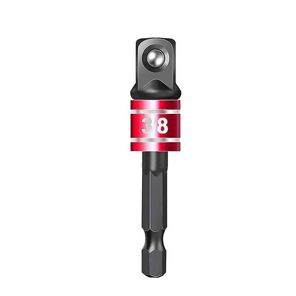3/8\" Hex Shank Socket Adapter Extended Impact Drill Bit Tool (svart) Singel Black