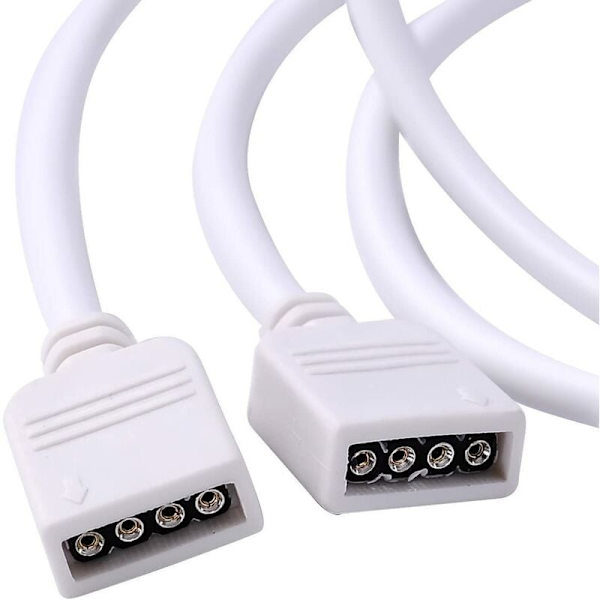 2m vit, 4RGB ljuslist, ljuslistförlängningskabel, LED1M färgad ljuslist, anslutningsterminalkabel