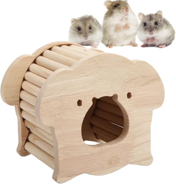 Træhus, Træhule i grisehovedform til hamster og smådyr
