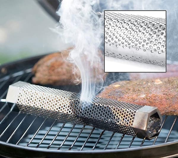 Pellettisavustinputki, kuusikulmainen BBQ-putki, ulkogrilliverkko