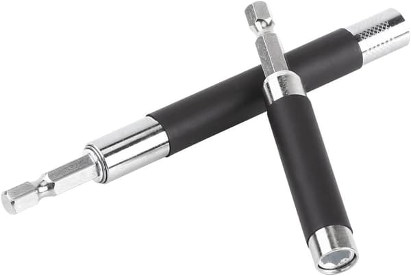 2 st Hex-skaft magnetiska skruvmejselbitar förlängningsstång adapter handhållen drivrutin