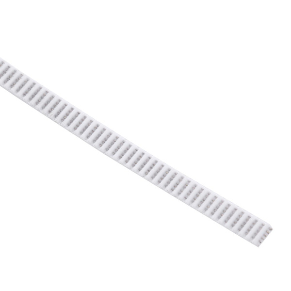 GT2 10 meter 6 mm bredd 2 mm delning kuggrem för 3D-skrivartillbehör, vit