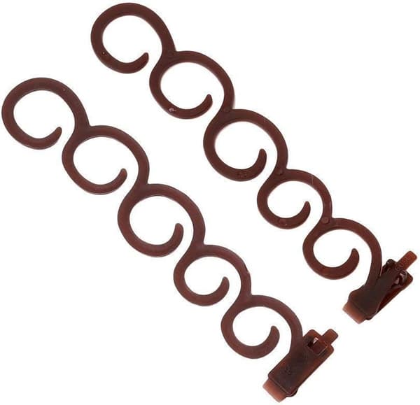 2 stk. Hårfletningsværktøj DIY Magisk Hår Twist Styling Tilbehør (Kaffe)
