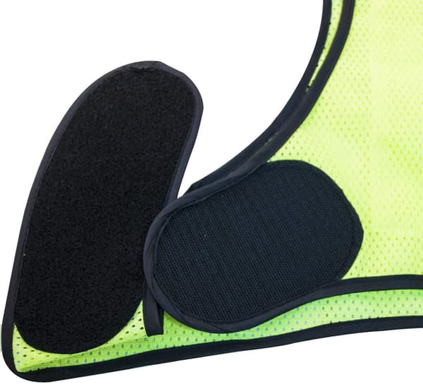 Reflekterande väst för utomhussporter, säkerhetsväst, reflexkläder (fluorescerande gul) yellow