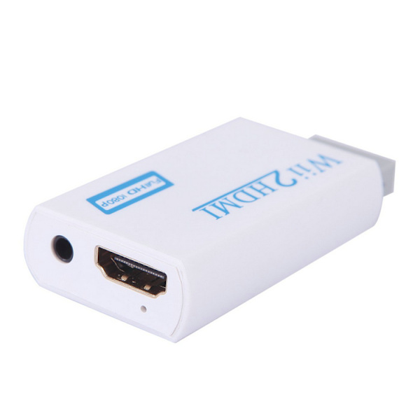 Wii till HDMI-adapter, 1080p full HD Nintendo vit