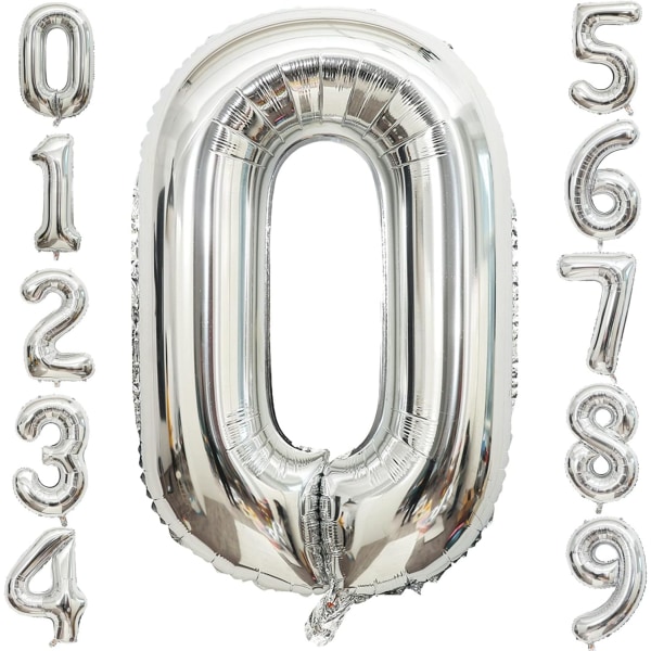 40 tums nummer aluminiumfilmsballong brev Mylarfolie heliumballong (0)