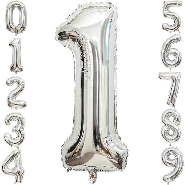 40 tum nummer aluminium film ballong bokstav mylar folie heliumballong (2) 2