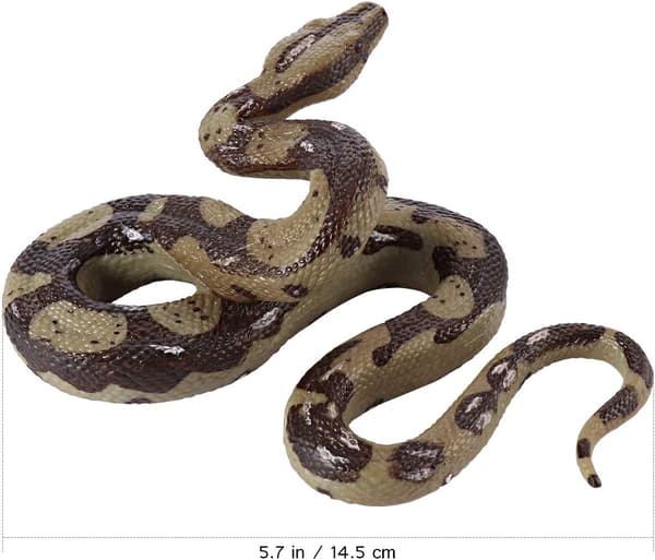 Simulaatio kumista tekokäärmelelu python-malli puutarhan kammottavat kepponen rekvisiitat
