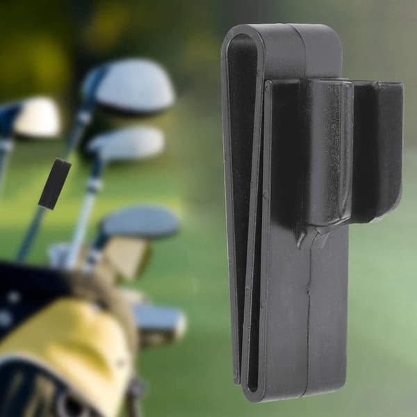 2 stk. sort golfbag-clip-on putterholder, golfputter-clip sportstaske