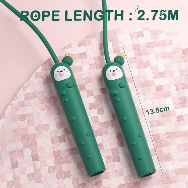 Barn Hopprep Hopprep Justerbart Hopprep och Trasselfritt, PVC Hopprep (grön) Green