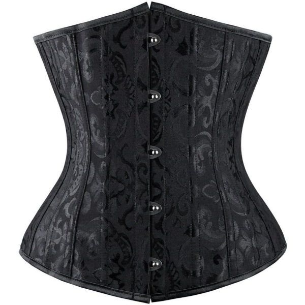 Gotisk korsett för kvinnor för slimmade underkläder med bandspets (XL) xl
