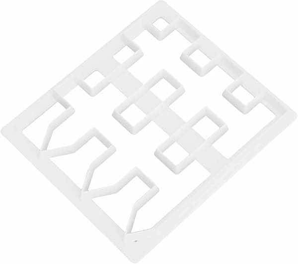 Træhegn-udstikker, plastfondantkagehegn-printudstikker til hvidt bageværktøj