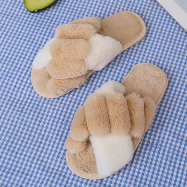 Tofflor, plyschtofflor, storlek 40-41 40-41