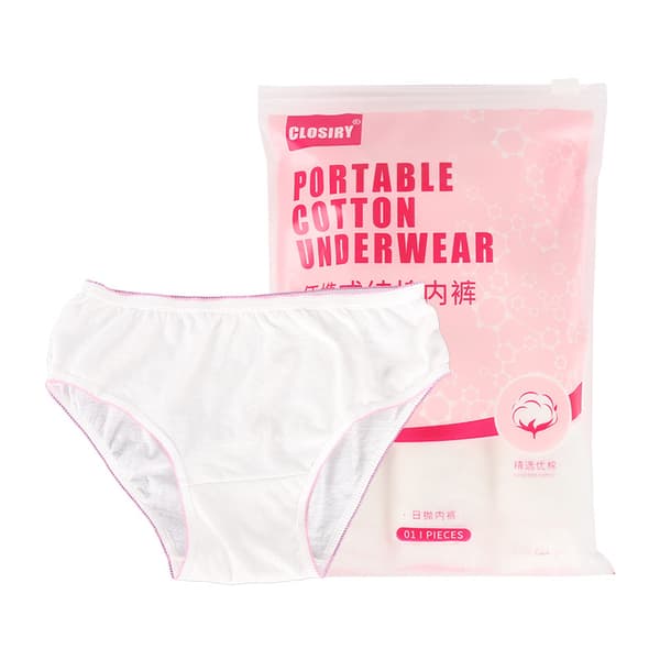 Engangs bomullsshorts, egnet for reisende gravide kvinner (5 stk 2XL) xxl