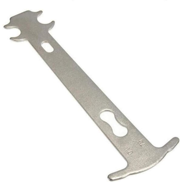 Chain Wear Check Tool Mountain Road Bike Kedjemätare Mätmått - silver