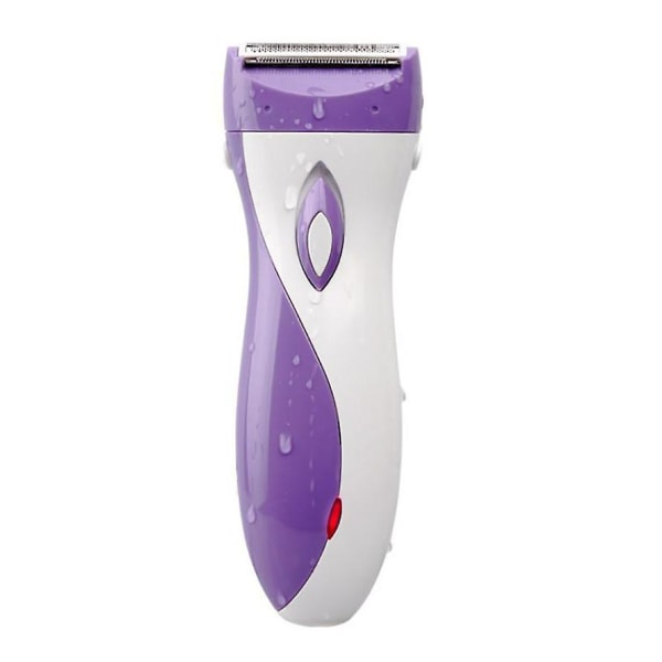 1 st Laddningsbar miniepilator för damer för hårborttagningshyvel (lila) Purple