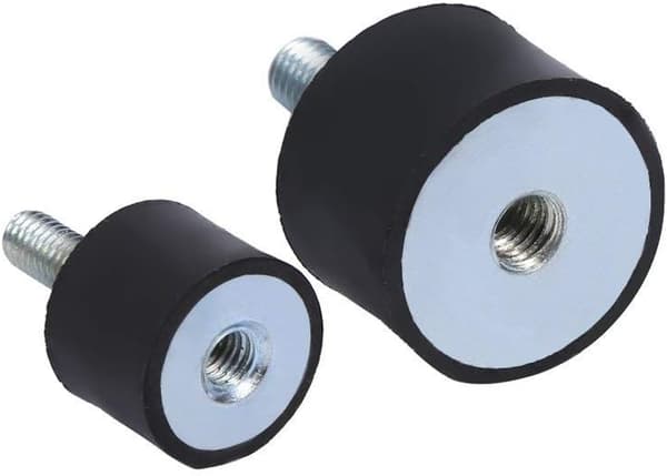 4 st M6 gummimonteringar stötdämpare antivibration bilbåtsbobiner