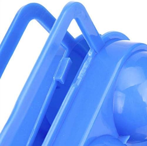 Bærbar foldbar æggebakke i plast til 6 æg (blå)