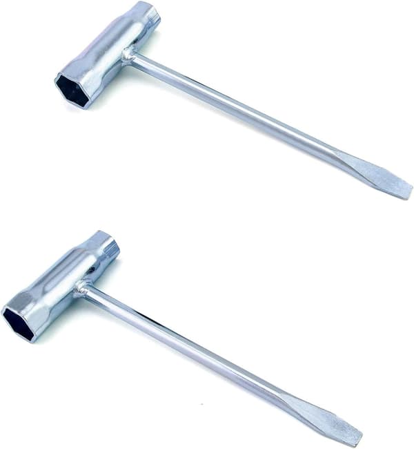 Kombinationsnøgle, T-nøgle til motorsave, 13 mm x 19 mm