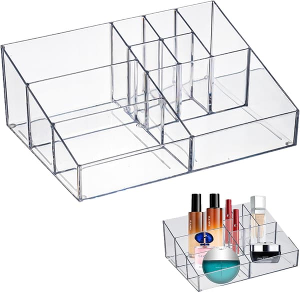 Makeup Organizer, Skuffe Organizer, Badeværelse Organizer Opbevaring, Klar Skuffe Organizer til Badeværelser