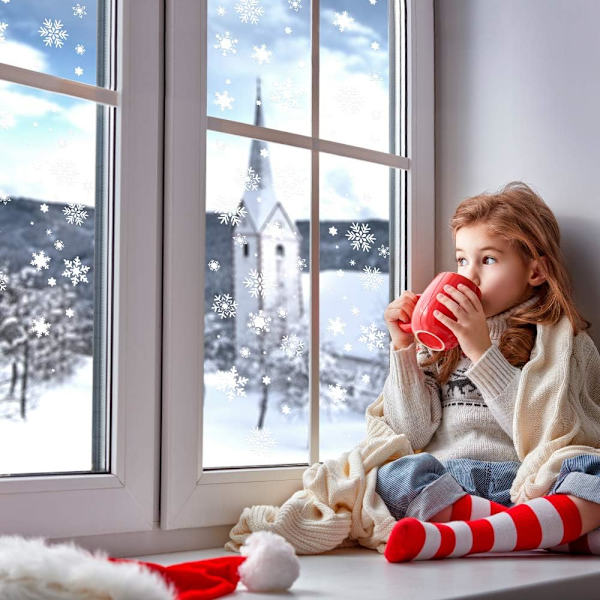 3PCS Jul Snöflinga Flocon Stenciler För Plast Trä Målning Modeller