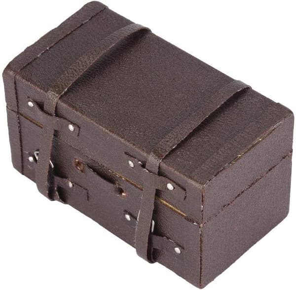 Træ 1/10 Skala RC Klatrebil Model Bagage Kuffert Taske Simulation Bagage