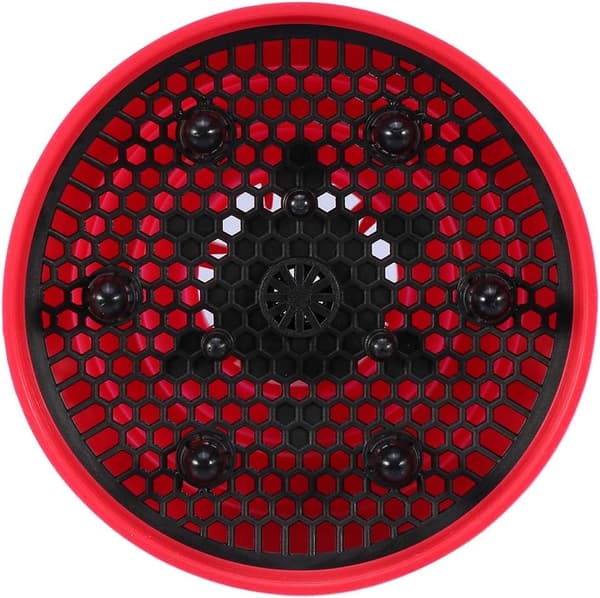 Hårtork Diffuser Hårtork Huvud Styling Fällbar Silikon Frisörverktyg (Svart) black