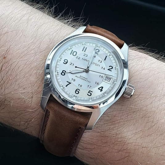 Quick release læderrem 22mm egnet til Samsung Galaxy Watch 6 Band Klassisk læderrem
