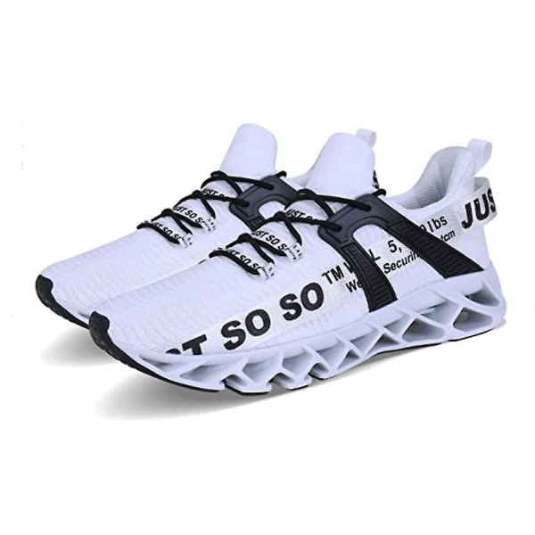 Löparskor med andningsförmåga Blade Slip on Sneakers Herr Vit Storlek 42 White 26cm
