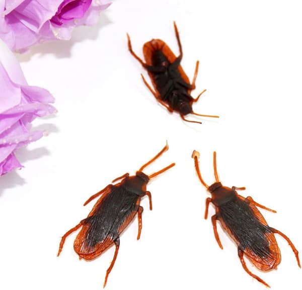 50 st Falska Kackerlackor Prank Trick Leksaker Kackerlacka Insekter Ser Riktiga Ut