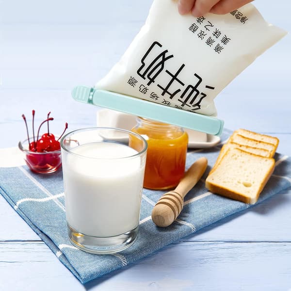 20 stk. madklemmer, plastik madposeforseglingsklemmer anti-oxidation (15,5 cm + 12 cm)