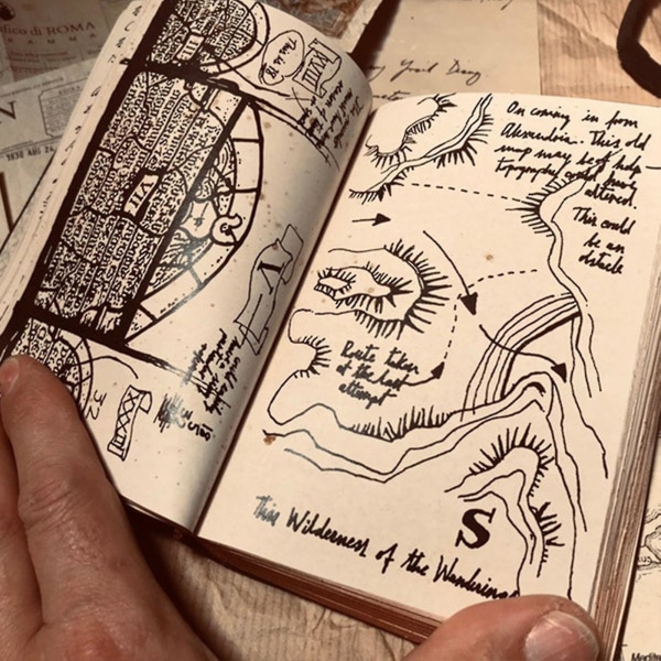 Indiana Jones Classic Movie Prop Replica Vintage Diary Book Creative Collection Bästa presenten