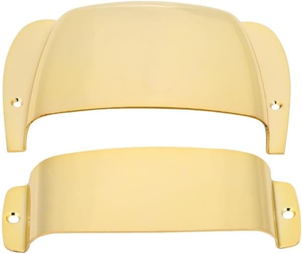 Pickup-kåpa i zinklegering, pickup-bryggplatta, kåpsats för bas, elgitarr (guld) Gold