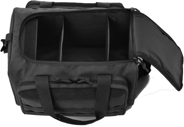 Taktisk skydebane taske, Deluxe pistol skydebane duffel tasker black