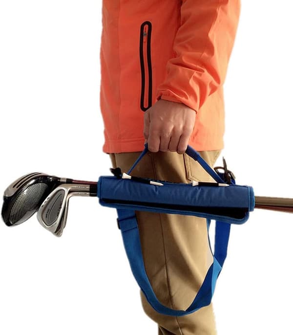 Bærbar Golf Staff Bag Golfkøllebag Driving Range Golfkøllebag blue