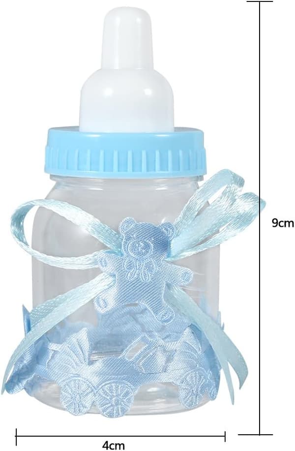 12 stk. sutteflaske slik chokoladeflasker æske til babyshowerfest