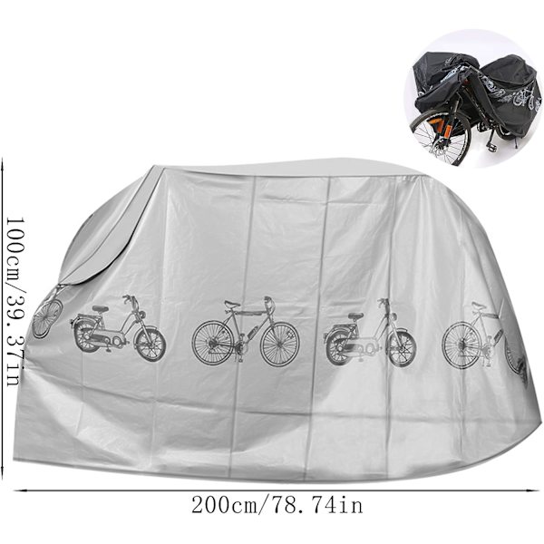 2-pack cykelskydd cykel regnskydd skyddsskydd vattentäta cykelskydd regn