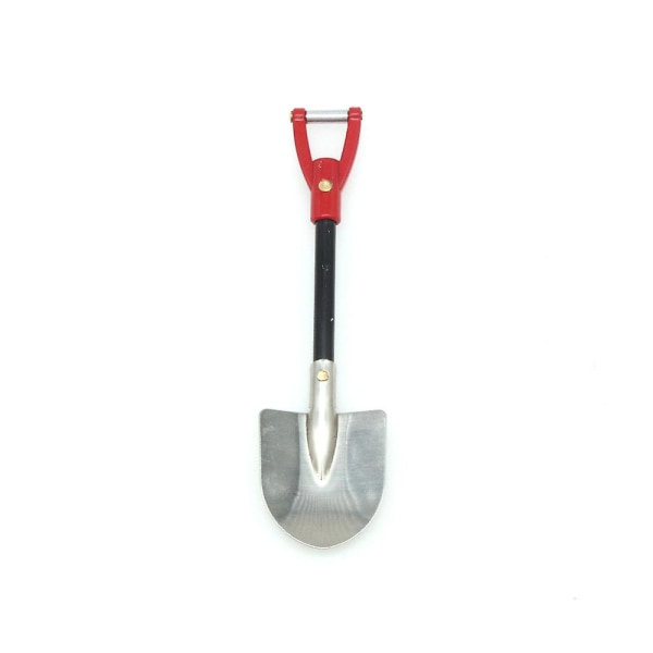 Metall Mini Shovel 1/10 Fjärrkontroll Klättring Bil Dekoration Tillbehör (Röd)