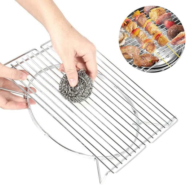 Camping Grill, BBQ Camping Backyard Utomhus Matlagning Grill Rack Spis