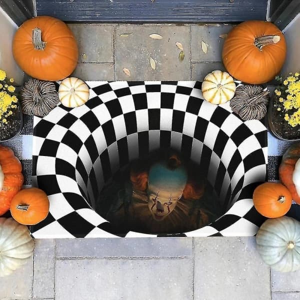 Qian It Joker Illusion -ovimatto Halloween-matto