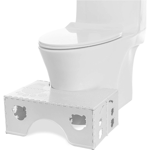 Toalettpall - Fysiologisk Squatty Potty för vuxna och barn - för badrum och toalett