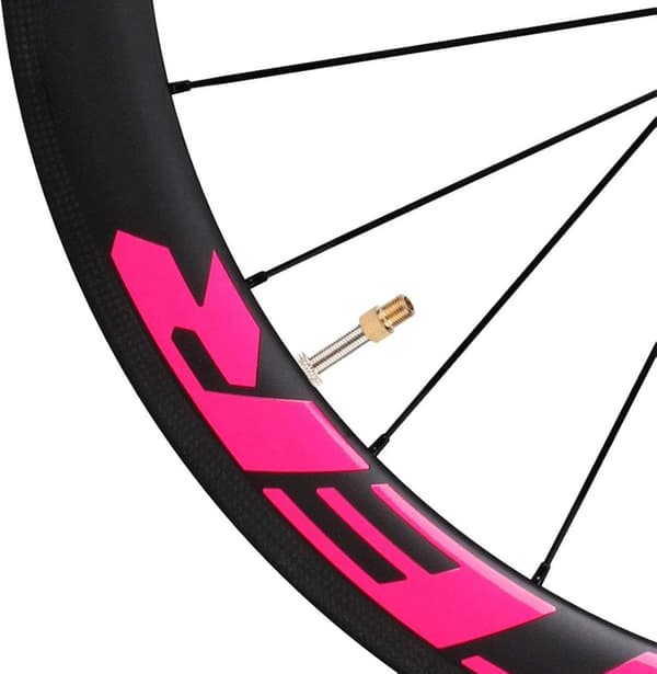 2 stk. Presta til Schrader messing sykkelventiladapter med tetningsringomformer