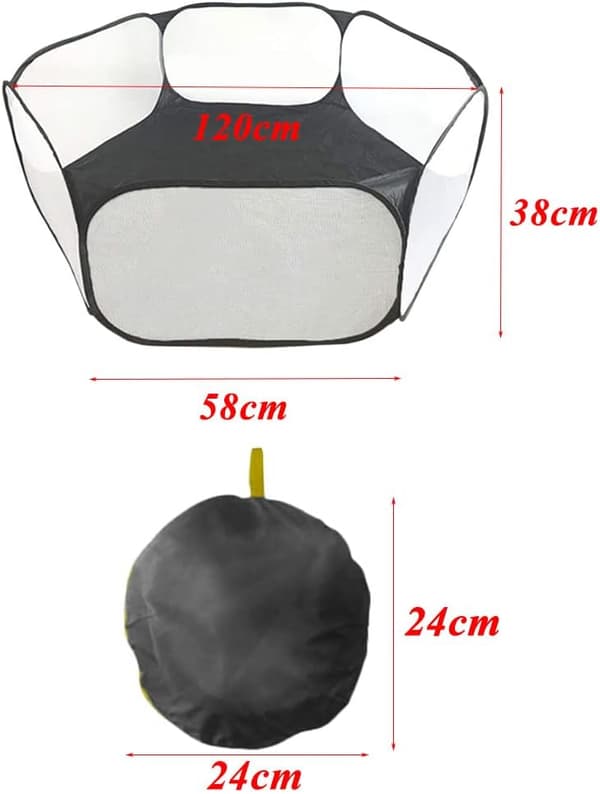 Sammenklappelig hegn, flerfarvet sekskantet hegnnetgarn polyester