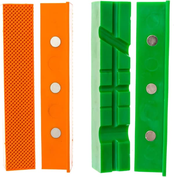 Vice Soft Jaw Pads 2-pack Universal Magnetic Non Marring Multi-Purpose Vise Covers Protectors, 6in
