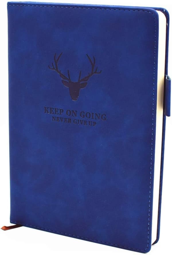 A5 Notesbog Journal - Hardcover Executive Notesbøger College Journal (Blå) Blue
