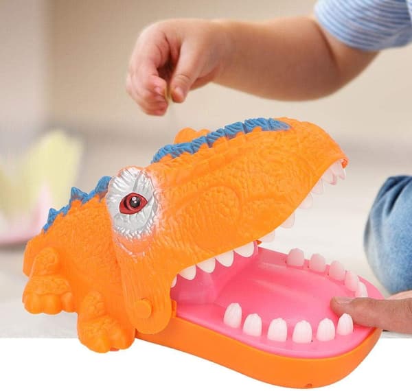 Lasten Krokotiilin Sormenpurulelu (Dinosaurus)