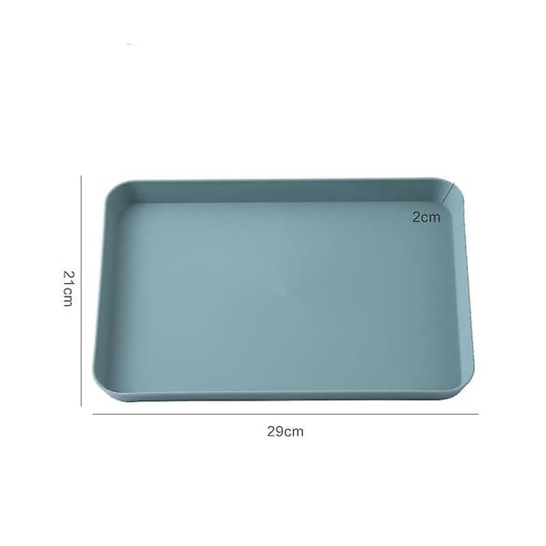 Rektangulär hushålls minimalistisk plast tebricka bord dessert liten pall