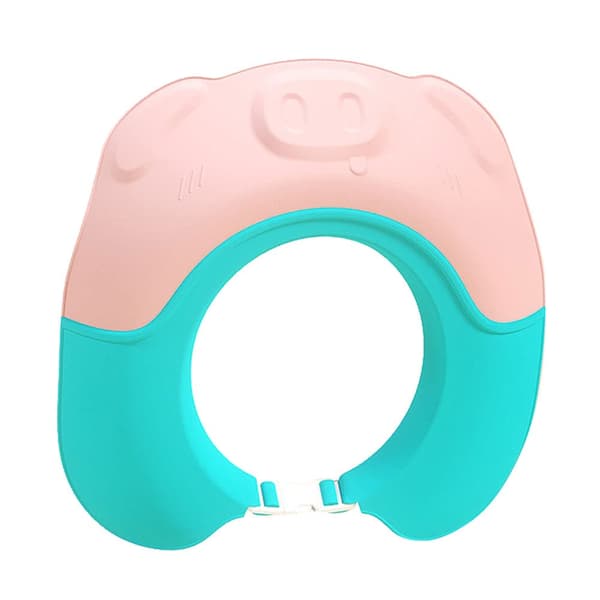 Badehætte Børneshampoo Bad Øjenbeskyttelse Hårvaskehætte Vandtæt Hætte Hår (stil 3) color 2
