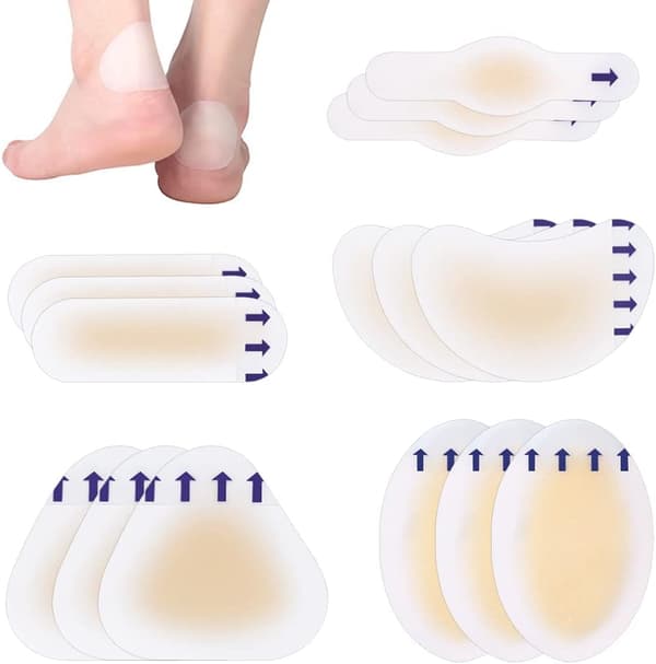15-pakning blemmeplaster, 5 stiler usynlige vanngel blemmeplaster