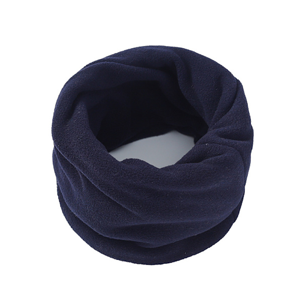 Baby Polar Fleece Mjuk Halsduk Småbarn Halsvärmare Pojkar Flickor Vinter Cirkel Halsdukar (Marinblå) Navy
